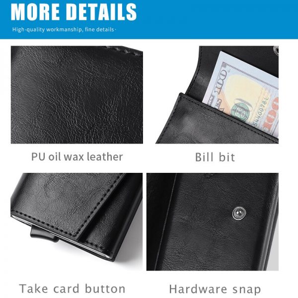 YATBEST Aluminum RFID Blocking Wallet for Men - ®RFID Wallet